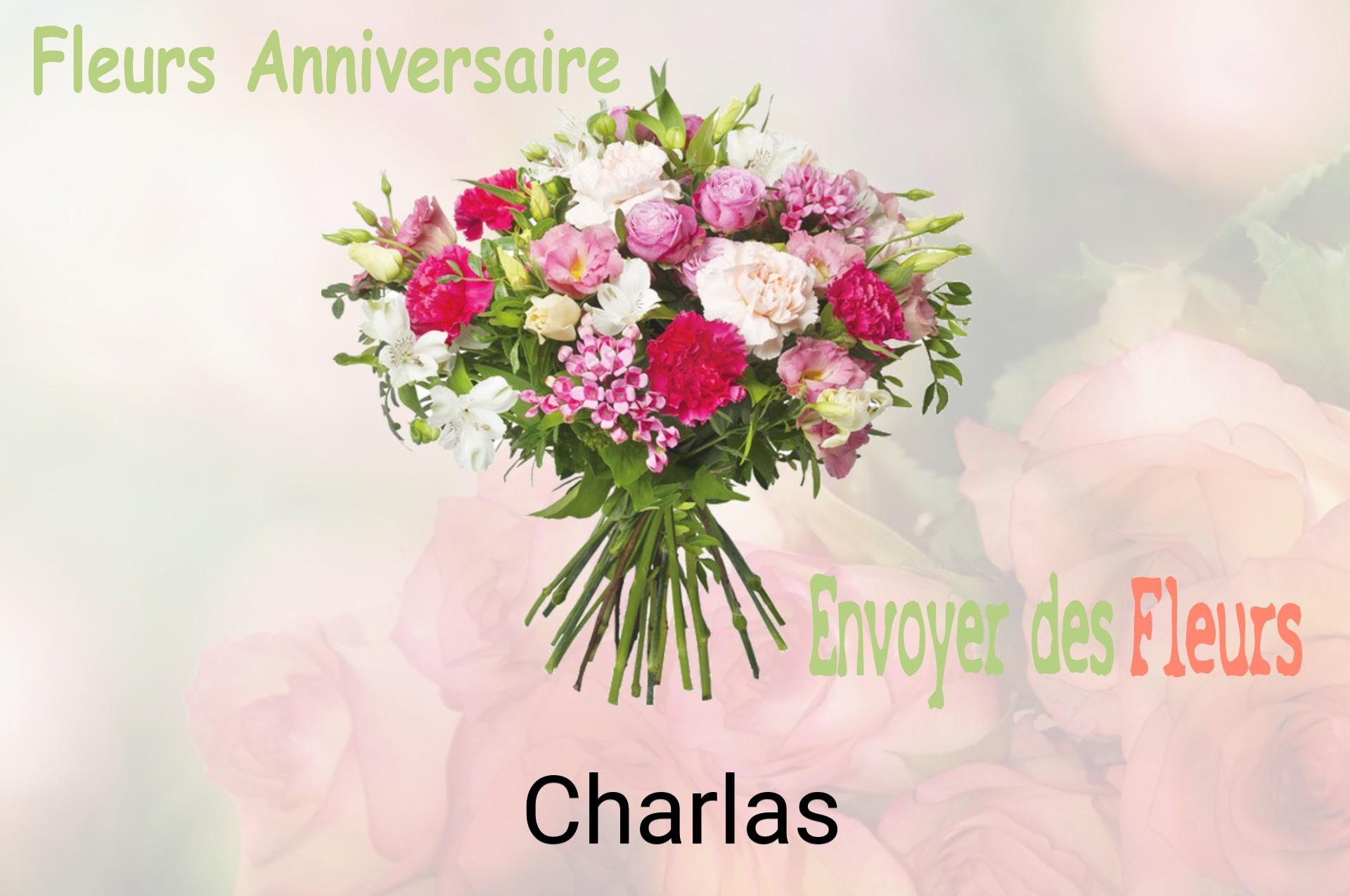 Bouquet de fleurs d’anniversaire livré à Charlas