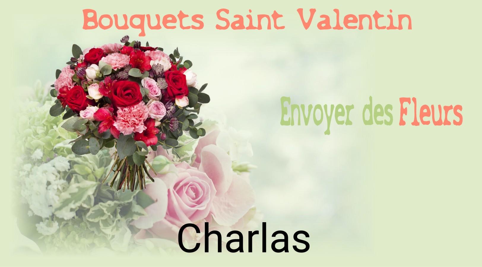 Roses de Saint-Valentin livrées à Charlas
