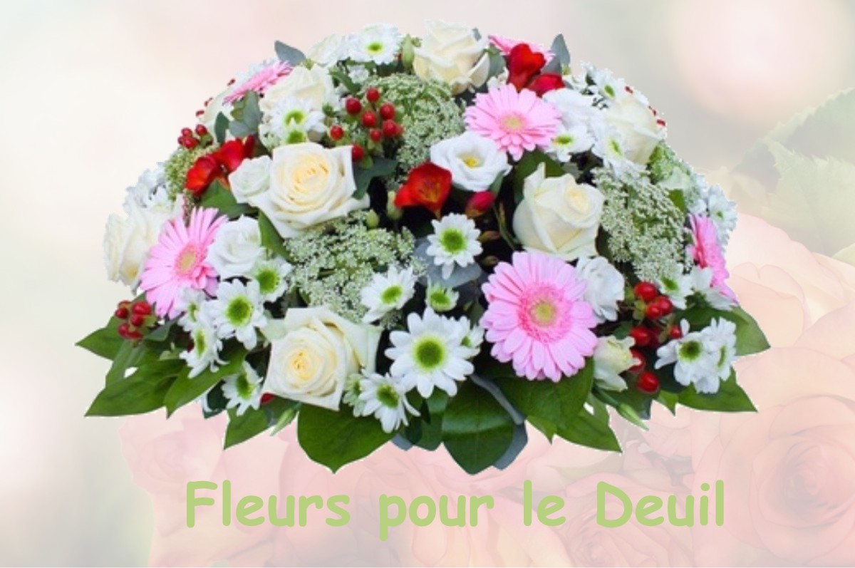 fleurs deuil CHARLAS